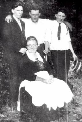 [IMAGE: William, George, Elzear, and Jane (Hayes) Howder]