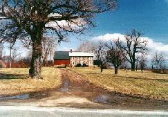 [Old Howder Homestead, front view]