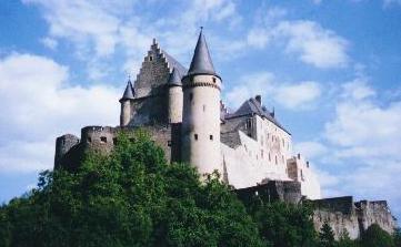 Vianden Castle in Luxembourg. My own photo.