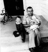 John McGaughy Jr., with son and daughter