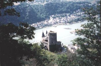 Burg Katz on Rhine. My own photo.