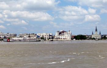 Jax Brewery and French Quarter from the River