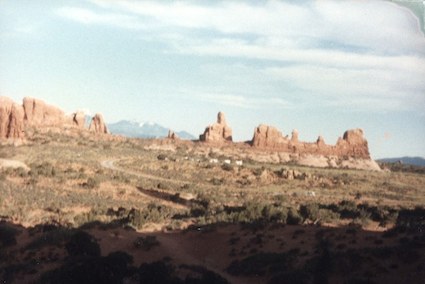 Scenery at Arches National Park