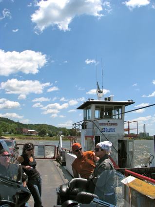 Motorcycles on the Ferry