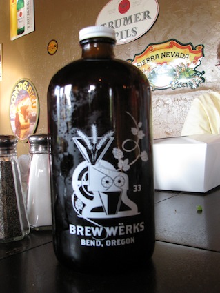 Brew Wërks Medicine Bottle Growler