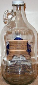 Carolina Brewery Growler - Back