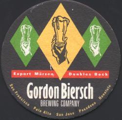 Gordon Biersch Brewing Company Coaster