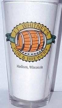 J. T. Whitney's Pub & Brewery Pint Glass