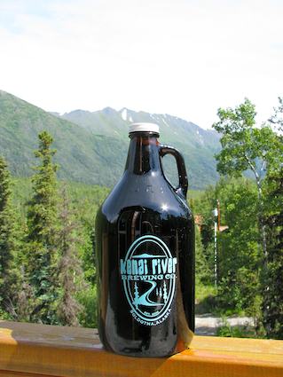 Growler of Kenai River Beer