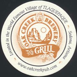 Oak Creek Brewery Coaster