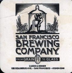 San Francisco Brewing Company Coaster