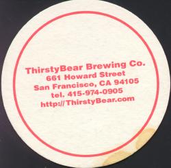 Thirsty Bear Brewing Company - Back