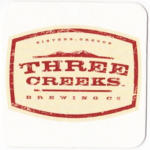 Three Creeks Brewing Coaster